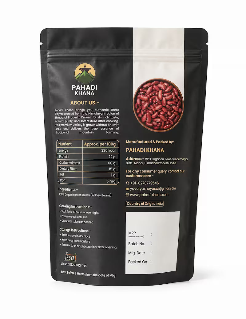 Pahadi Rajma: Authentic Himalayan Kidney Beans