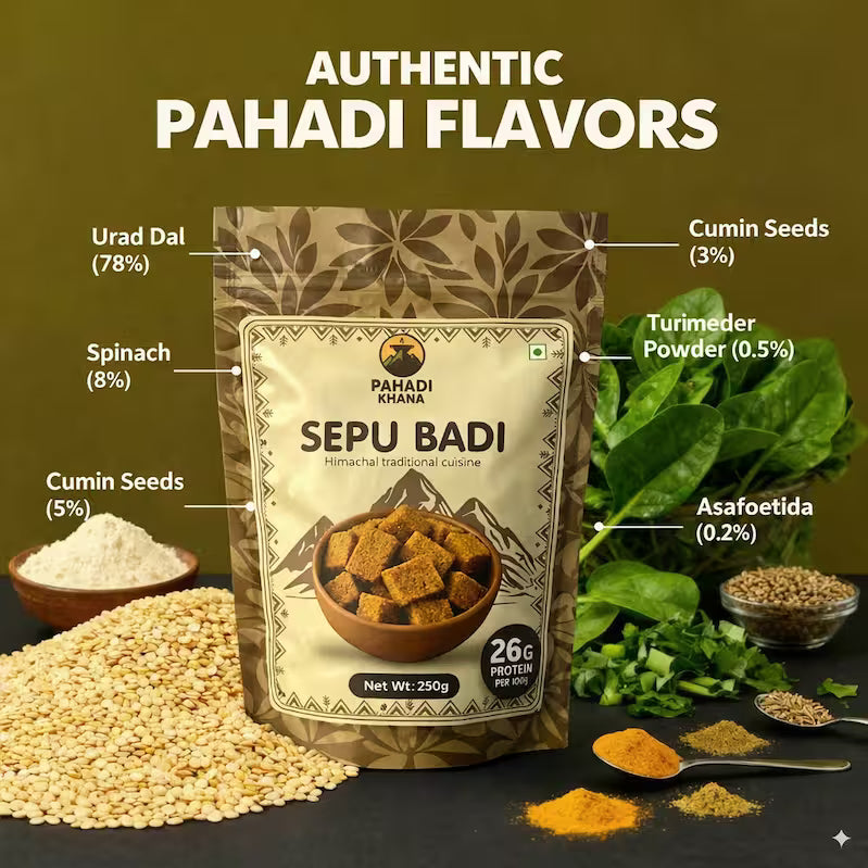 Sepu Badi Himachal Traditional Cuisine ⛰︎