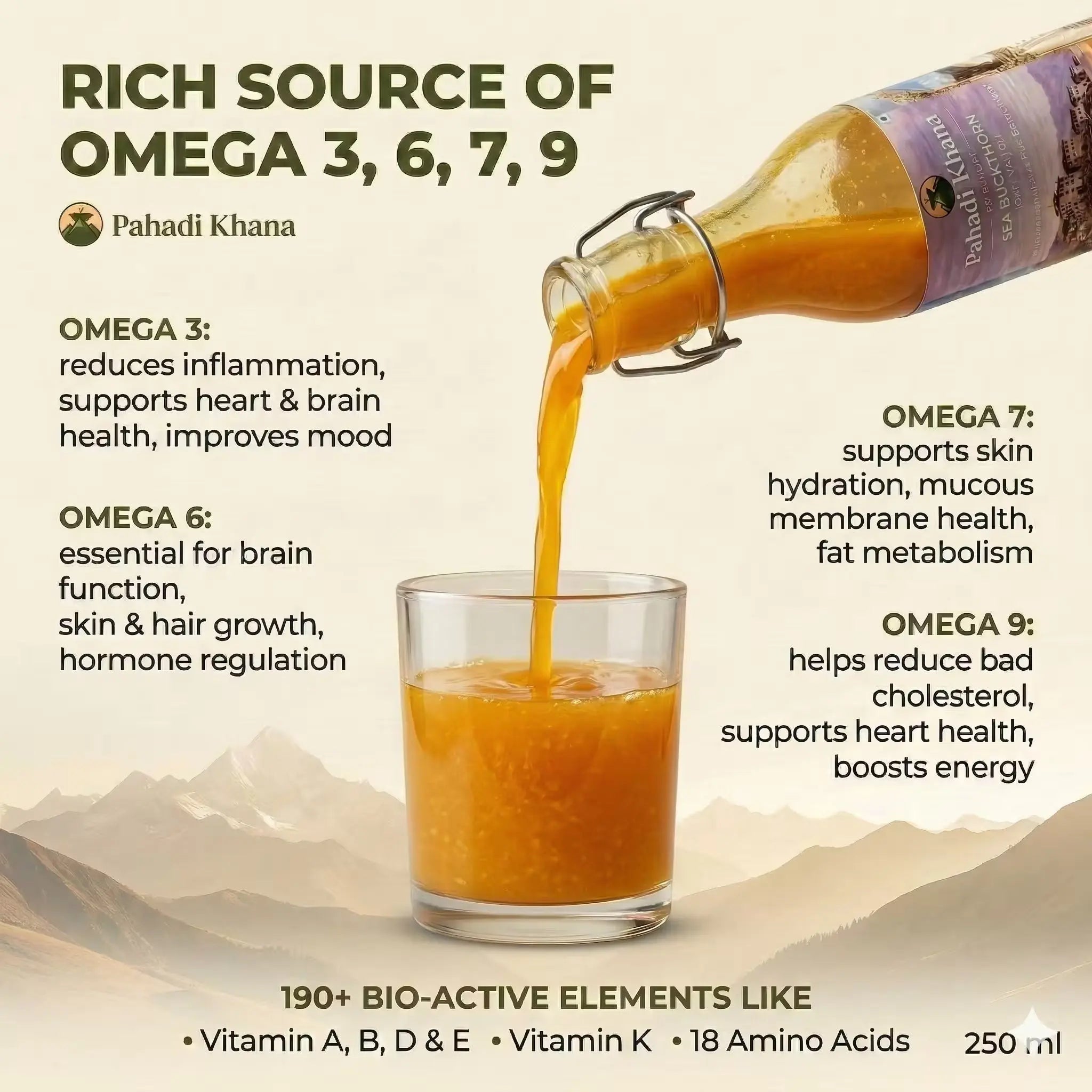 Himalayan Sea Buckthorn Juice Pahadi Khana
