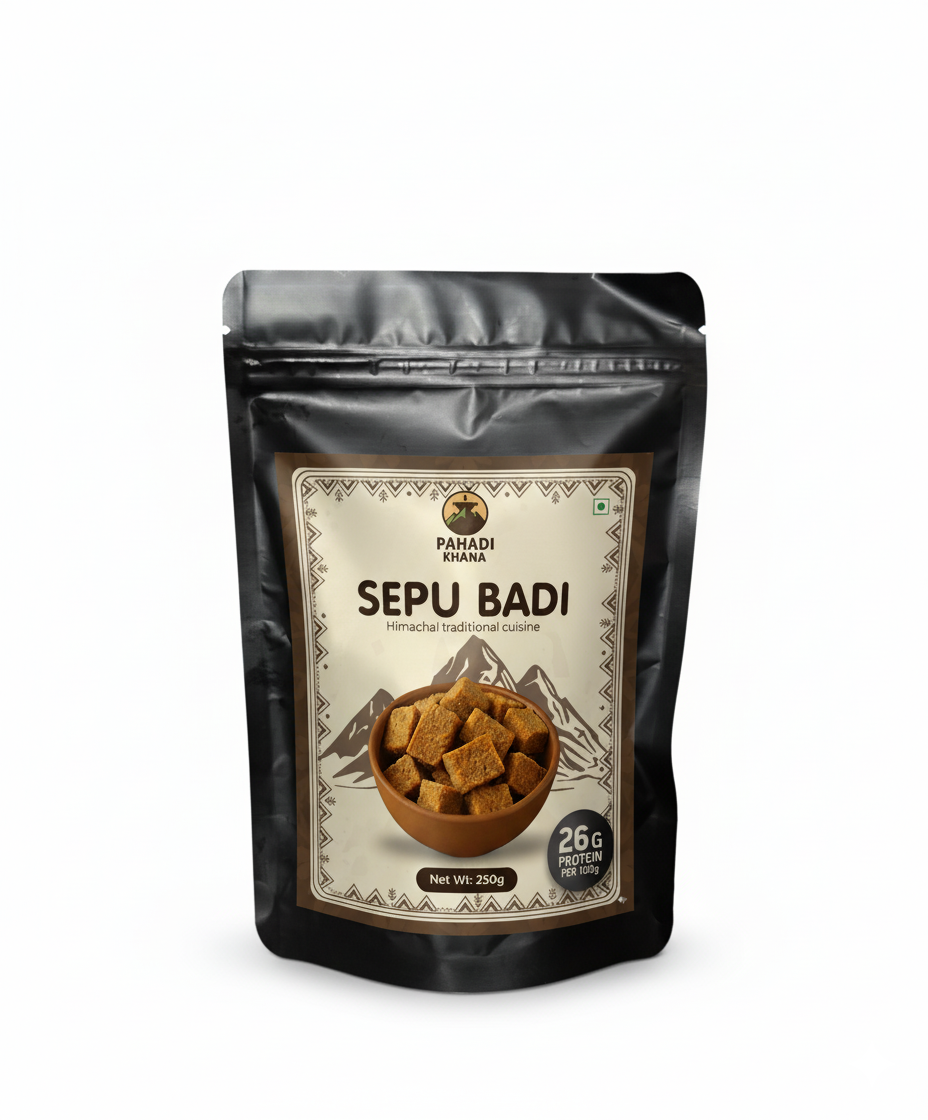 Traditional Himachali Sepu Badi – Taste of Mandi Pack of 100/250 gram
